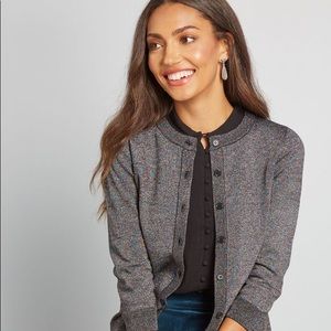 ModCloth Metallic Rainbow Cardigan